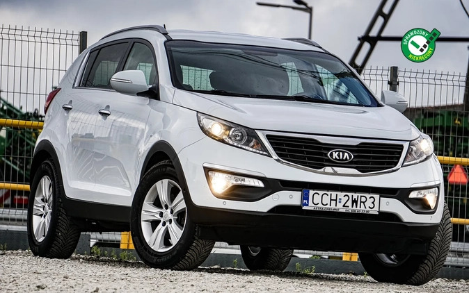 Kia Sportage cena 46500 przebieg: 193000, rok produkcji 2013 z Lubawa małe 704